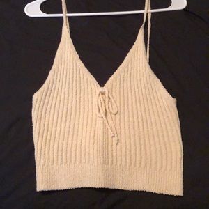 Knit crop top